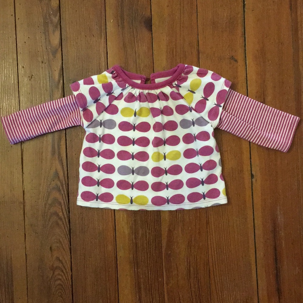 Butterfly Baby top size 3-6 months